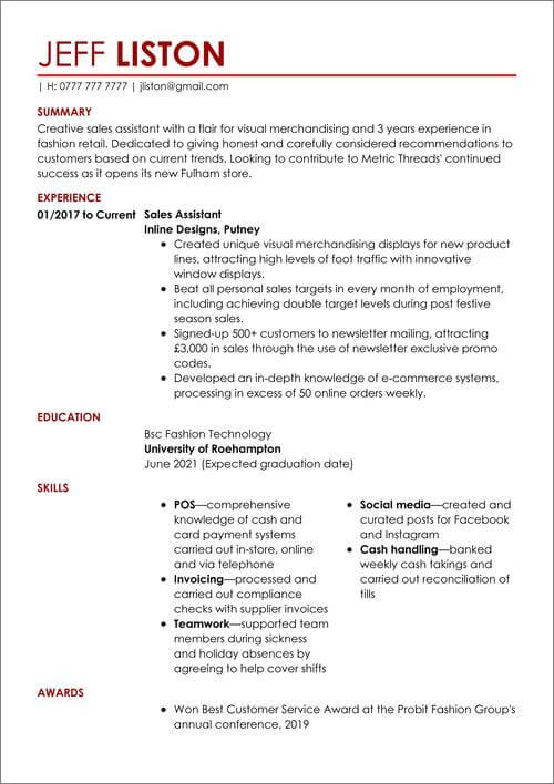 bästa cv-mall