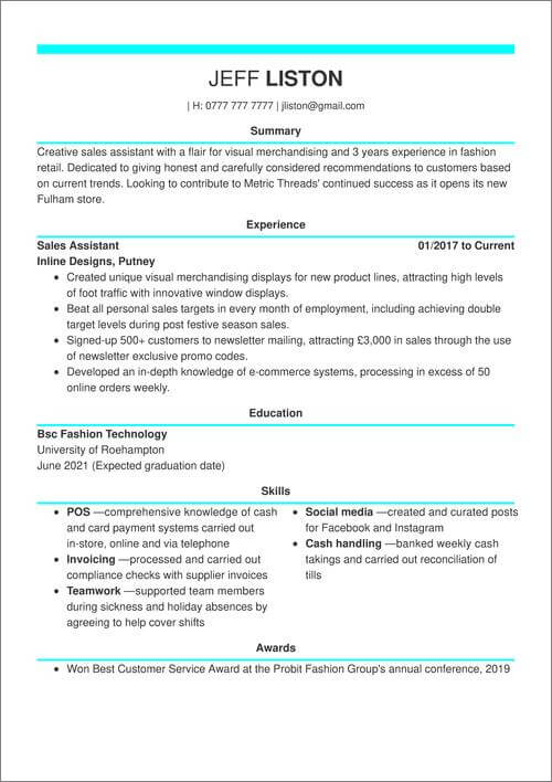 bästa cv-mall