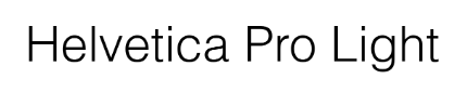 Helvetica typsnitt