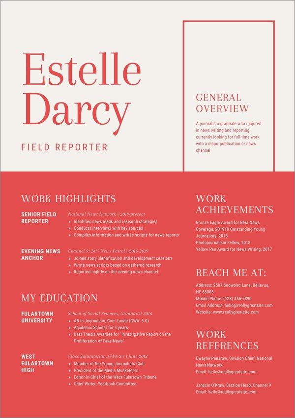 canva cv
