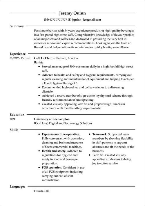 cv design