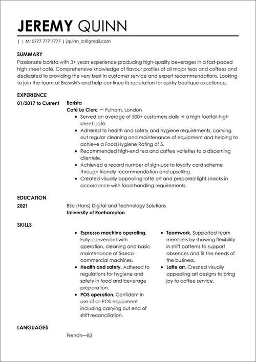 cv design