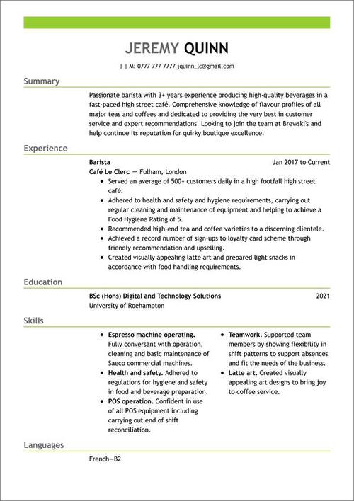 cv design