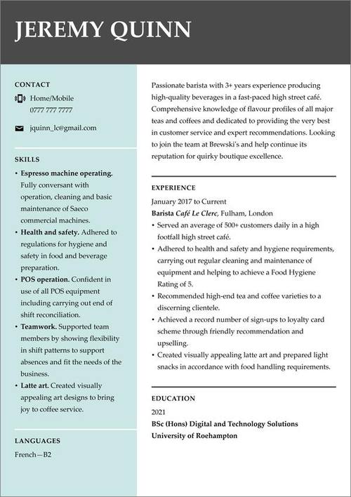 cv design