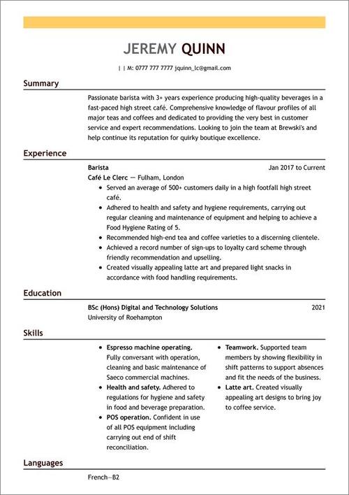 cv design