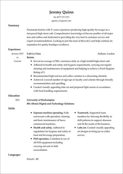 cv design