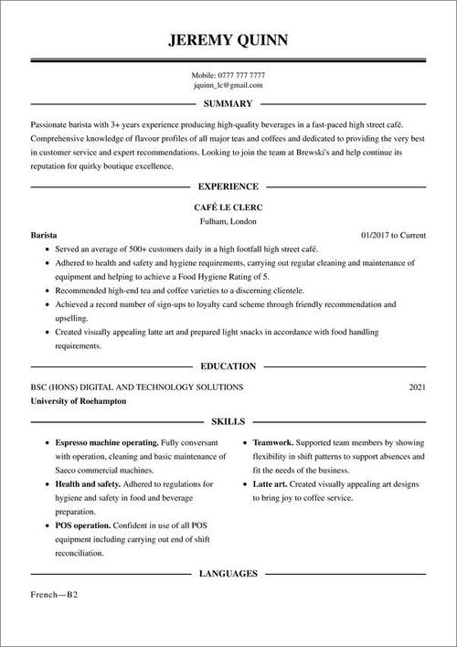 cv design