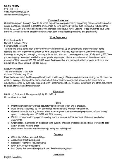 cv byggare