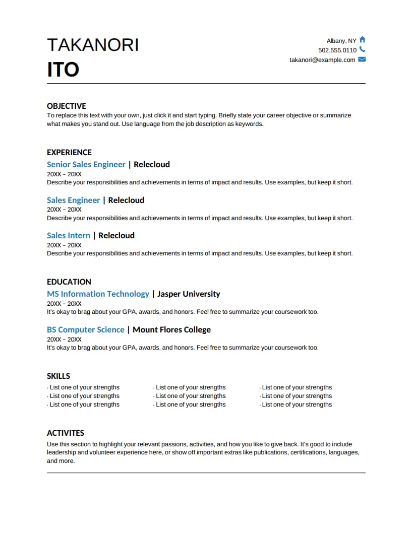 gratis Microsoft CV-mall