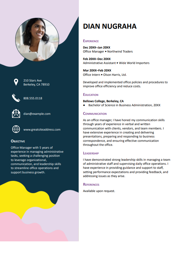 gratis CV-mall för Google Dokument