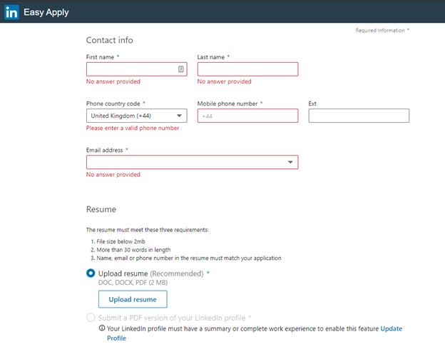 hur man lägger till cv till linkedin