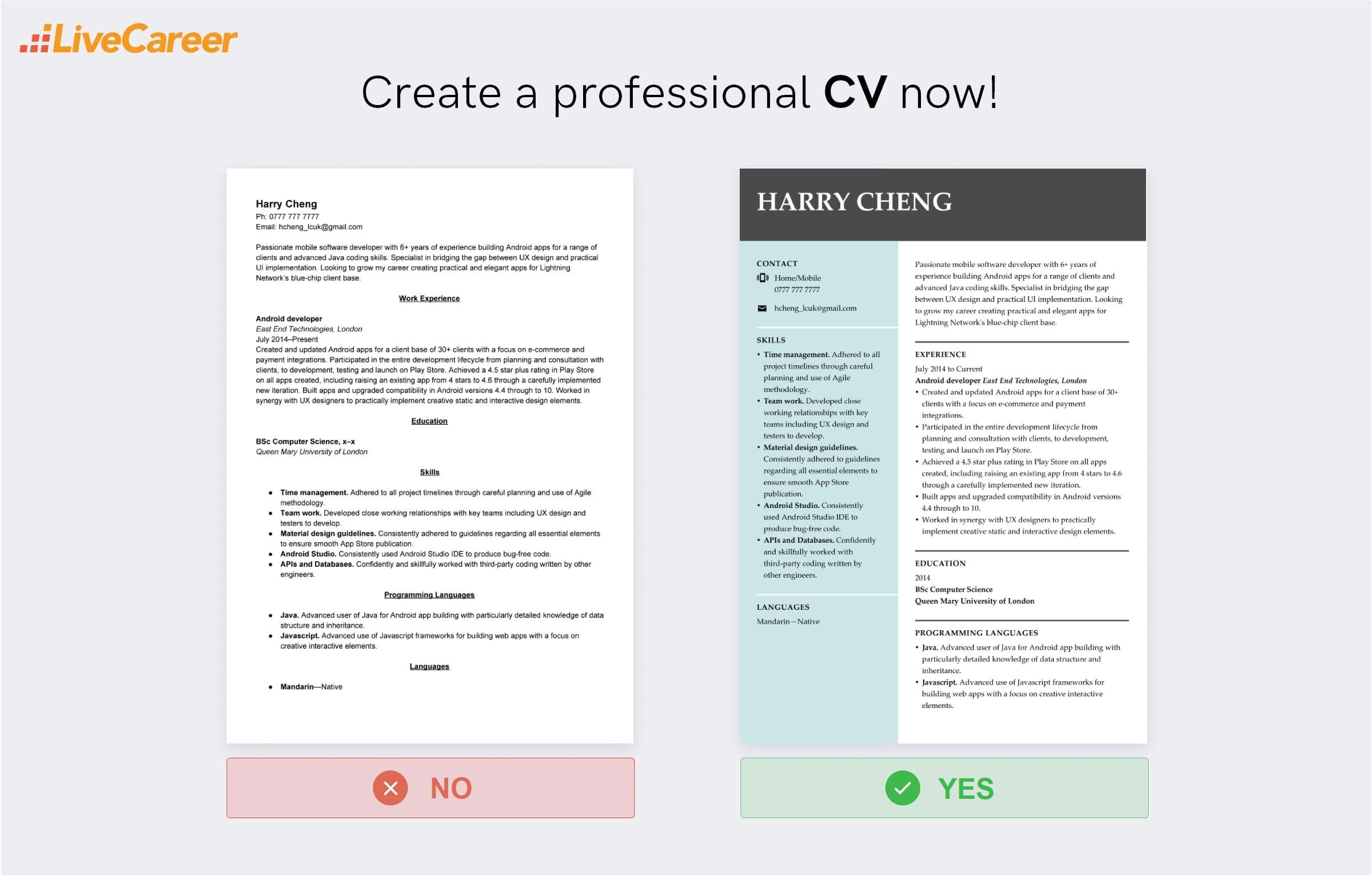 it-kunskaper på ett cv
